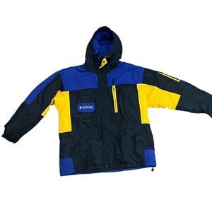 Vintage 90's Columbia Sport Men's Color Block Ski Parka Mens Large